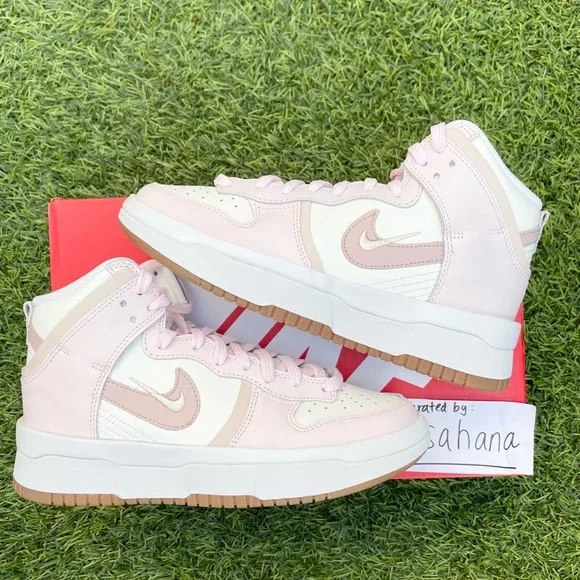 Nike dunk high pastel pink shoes - Picture 2 of 4